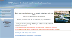 Desktop Screenshot of cspotools.com